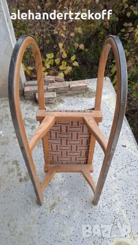 Дървена шейна шейни, снимка 7 - Зимни спортове - 47991741