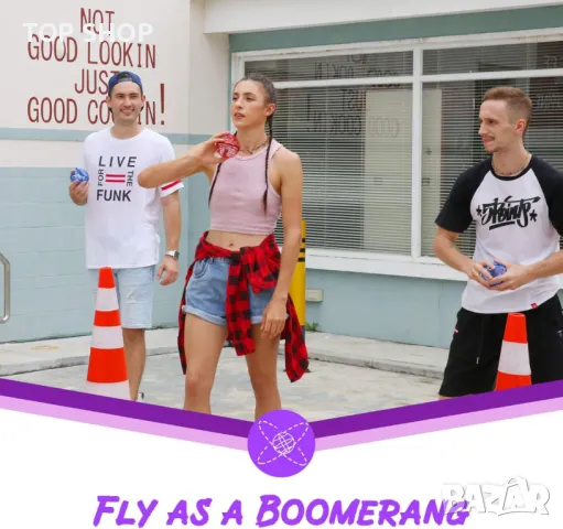 LED летяща топка Flynova Pro, Акумулаторна с USB, Червена Синя, снимка 6 - Влакчета, самолети, хеликоптери - 48657153