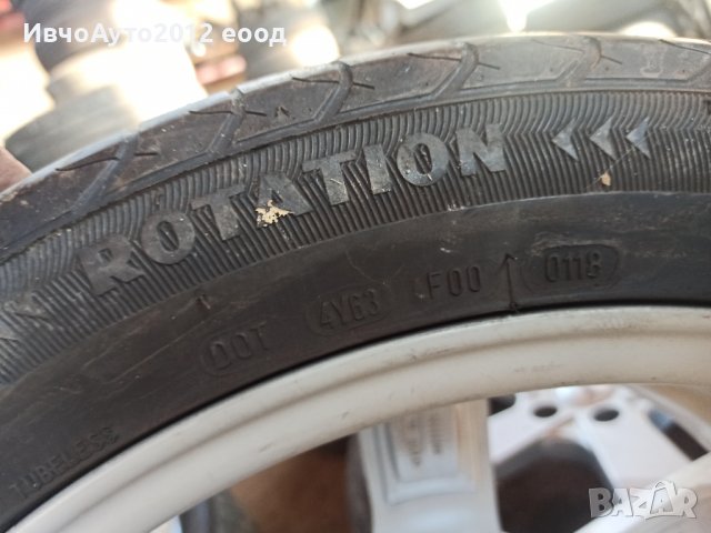 Алуминиеви джанти с летни гуми 17 toyota, снимка 4 - Гуми и джанти - 36628435