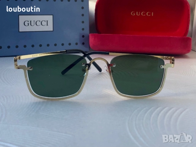 GUCCI 1:1 дамски слънчеви очила правоъгълни 4 цвята, снимка 10 - Слънчеви и диоптрични очила - 52915236