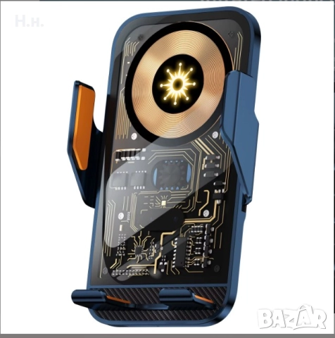 Стойка за телефон и безжично зарядно, снимка 6 - Зарядни за кола - 52316283