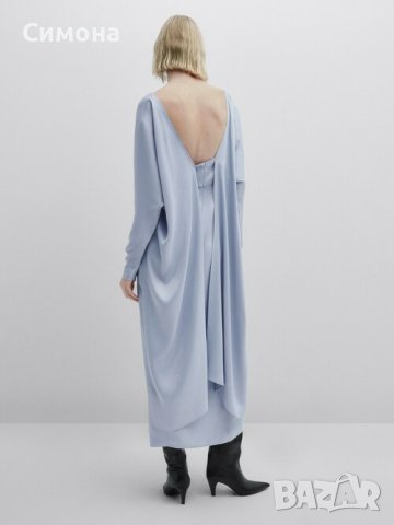 Интересна,дори нестандартна дълга рокля Massimo Dutti , снимка 3 - Рокли - 43339561
