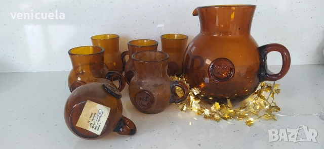 Ретро сервиз за вино, снимка 2 - Сервизи - 53395761