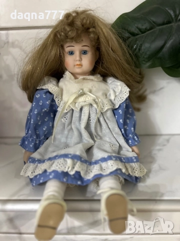 Порцеланова кукла Германия 70-те години, снимка 2 - Кукли - 52894569