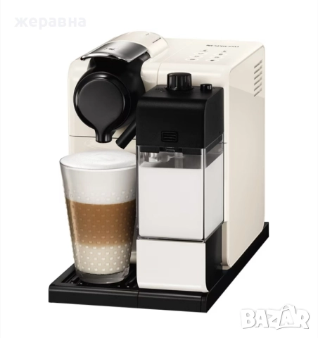 Кафемашина с капсули Delonghi Nespresso Lattissima EN 550.W, 19 bar, 1400 W, Автоматично капучино 