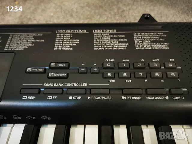 синтезатор клавир пиано CASIO CTK-1150 с 5 октави и плътни клавиши, снимка 7 - Синтезатори - 49018581