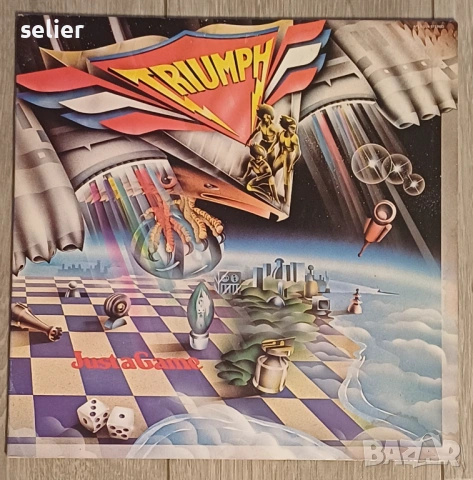 Triumph  ‎– Just A Game Издание 🇺🇸 USA 1979г -Gatefold Стил:HARD ROCK Състояние на винила:като зву