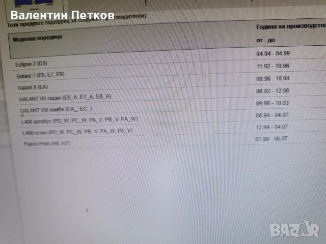 Задни накладки Делфи , снимка 2 - Части - 53384190