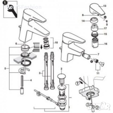 Roca Esmai - Смесител за умивалник , снимка 5 - Смесители - 34085671