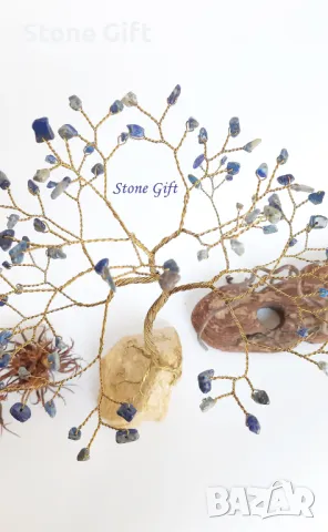 Дръвче Лазурит, Подарък за Жена, Подарък за Мъж, Идея за Сватба, Подарък Кръщене, Кумове, снимка 4 - Други - 34516295