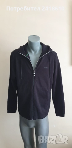 Hugo Boss Saggy Curved Full Zip Hoodie Mens Size M НОВО! ОРИГИНАЛ! Мъжка Качулка с цял цип!, снимка 8 - Спортни дрехи, екипи - 51593877