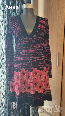 рокля desigual с дълъг ръкав размер L, снимка 9 - Рокли - 50206662