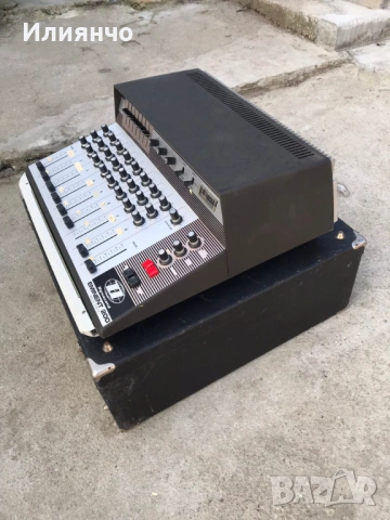 Винтидж Dynacord Eminent 200 Tape Echo/Power миксер,70-те години/Работеща, снимка 7 - Ресийвъри, усилватели, смесителни пултове - 53241541