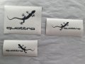 3бр. стикери, лепенки Sticker Audi quattro gecko 002, снимка 3