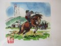  Серия традиционни картини живопис - Монголия - 12-6, снимка 2
