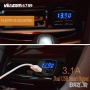 4 В 1 Бързо зарядно за кола за телефон-таблет+волтметър+термометър, снимка 4