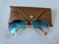 Слънчеви очила Ray - Ban Aviator Large Metal ORB 3025 001/3F Златист , снимка 3