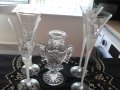 Ритуални чаши и кристален свещник, снимка 1