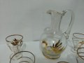Стъклени чаши чашки и каничка , снимка 11