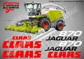 CLAAS Jaguar 840 стикери надписи, снимка 3