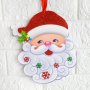 2558 Коледна украса за стена Merry Christmas, 19см, различни модели, снимка 1