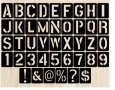 Шаблони за букви и цифри, снимка 1