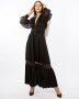 Красива дълга черна рокля, снимка 1 - Рокли - 38897007