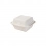 Кутия за бургер и картофки от захарна тръстика 14,3 x 15 x 8,2 cm, 125 бр., снимка 1 - Кутии за храна - 33232298