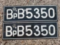 Стари емайлирани регистрационни номера 2, снимка 1
