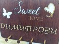 Персонализирана стойка за ключове Sweet Home, снимка 5