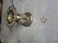 Невероятен ажурен бронзов свещник , снимка 6