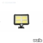 LED соларен прожектор с 4 COB лампи+сензор за движение+соларен панел, снимка 2