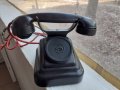 Рядък съветски руски бакелитен телефон ВЕФ - КГБ, снимка 1 - Антикварни и старинни предмети - 35548032