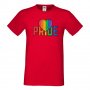 Мъжка тениска Pride Heart multicolor Прайд,Празник.Повод,Изненада, снимка 12