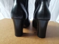 № 39 дамски ботуши естествена кожа - с висок ток; черен цвят, снимка 8