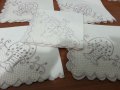 Текстилни салфетки за маса бродерия, снимка 4