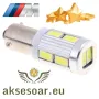 2 броя Нови габарити BAX9S с 10 LED диода крушка H6W-DC 12 V габаритни крушки фарове дневни светлини, снимка 7