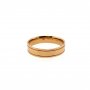 Златен пръстен брачна халка 7,80гр. размер: 74 14кр. проба:585 модел:4520-3, снимка 2