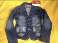 Ново дънково яке сако U Jeans етикет S камъни капси, снимка 1 - Сака - 33095804