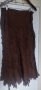 Дълга кафява пола размер М , снимка 5