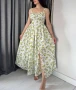 Дълга рокля с лимони , снимка 2