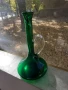 Невероятна голяма зелена кана гарафа декантер, снимка 7