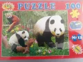 Пъзел Панда 100 части, снимка 1
