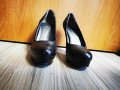 Елегантни дамски обувки, естествена кожа, висок ток, Tendenz, 38 , снимка 2