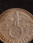 Сребърна монета 2 райхсмарки 1937г. Нацистка Германия Трети Райх с СХВАСТИКА за КОЛЕКЦИЯ 42049, снимка 5