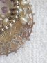 Старинни сребърни италиански обеци с перли и аметисти, снимка 8
