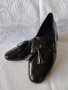 MANGO Дамски лоуфъри черни лачени, снимка 1 - Дамски елегантни обувки - 38080121