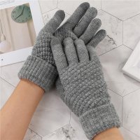 Зимни плетени ръкавици, снимка 5 - Ръкавици - 39305884