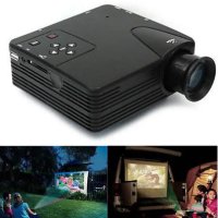 ANIMABG Мултимедиен мини LED проектор H80 възпроизвежда FULL HD 1920x1080, снимка 4 - Плейъри, домашно кино, прожектори - 44058692