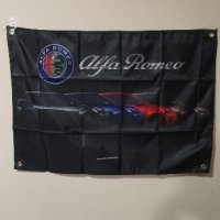 Фен знаме на Alfa Romeo , снимка 2 - Фен артикули - 43686012